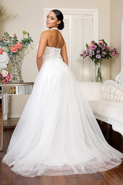 Strapless Corset Wedding Dress by Elizabeth K GL1900