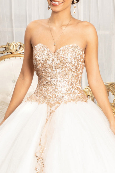 Sweetheart Strapless Ball Gown by Elizabeth K GL1973