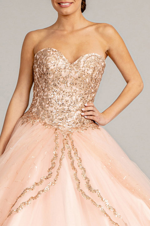 Sweetheart Strapless Ball Gown by Elizabeth K GL1973