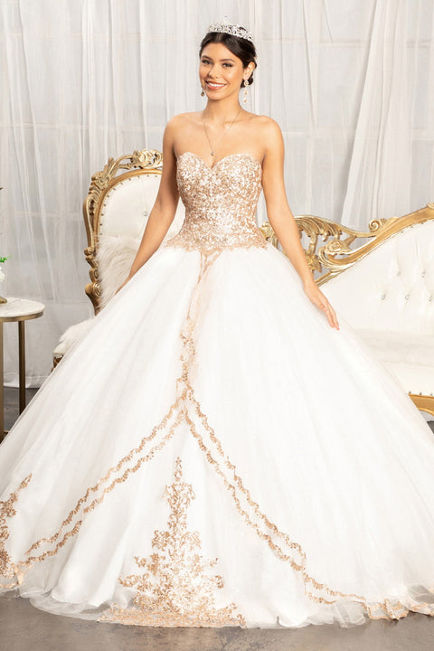 Sweetheart Strapless Ball Gown by Elizabeth K GL1973