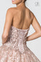 Elizabeth K GL2806: Glittering Sweetheart Strapless Ball Gown