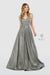 Long Strapless Sweetheart Glitter Dress_T258 by Nox Anabel