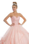 Sweetheart Tiered Ball Gown by Juliet 1424