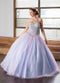 Two-Tone Beaded Quinceanera Halter Dress by Calla KY79398X