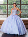 Two-Tone Beaded Quinceanera Halter Dress by Calla KY79398X