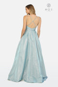 Glitter Dress with Crisscross Back by Nox Anabel E228